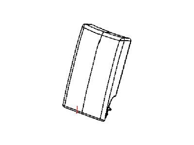Mopar 5PK80DX9AA Rear Seat Center Storage Base Armrest
