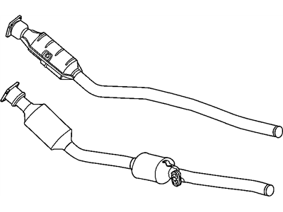 2002 Chrysler Voyager Exhaust Pipe - 4881024AC