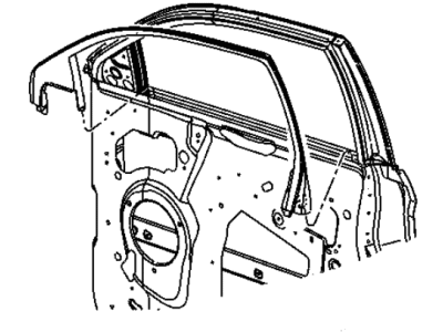 2004 Chrysler Pacifica Door Moldings - 4894348AC