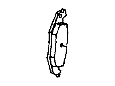 Mopar 5083071AA Disc Brake Pad Set, Rear