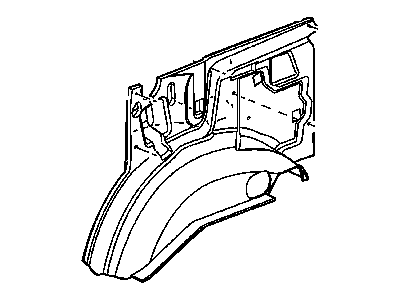 Mopar 55361214AA SILENCER-Panel Inner