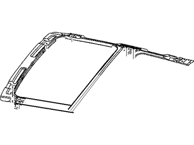 Mopar 5170956AA DEFLECTOR-SUNROOF Wind