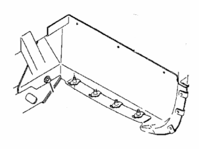 Mopar 4642760 Shield-Splash Rear Lower- Right