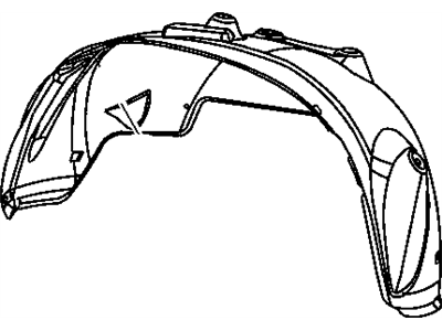 Mopar 55275834AF Shield-WHEELHOUSE