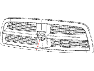 Mopar 1SF681R4AA Grille-Radiator