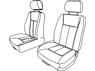 Mopar 1JL661J8AA Front Seat Back Cover