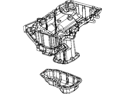 Dodge Durango Oil Pan - 68051598AB