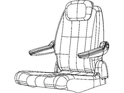 Mopar 1HU481S3AA HEADREST-Rear