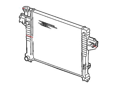 2005 Jeep Liberty Radiator - 52080123AC