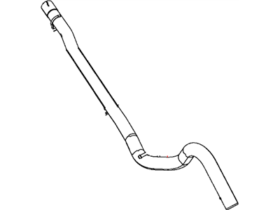 2015 Jeep Wrangler Exhaust Pipe - LK006434