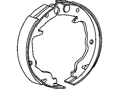 Mopar 5191215AB Parking Brake Shoe