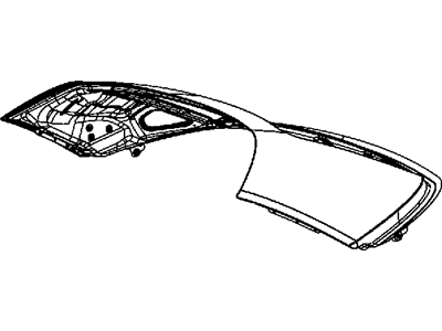 Mopar 1HY79TZZAA Panel-Folding Top Rear