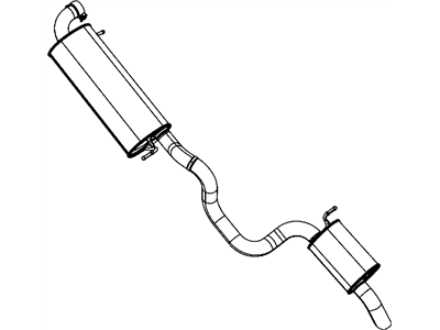 Dodge Muffler - 68040540AI