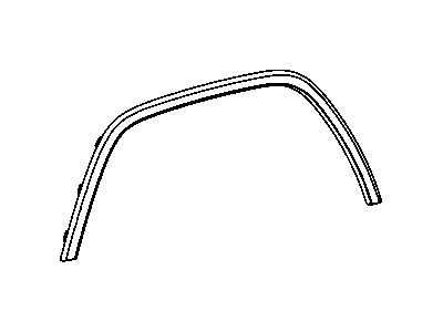 Mopar 1MP38RXFAC Molding-Fender