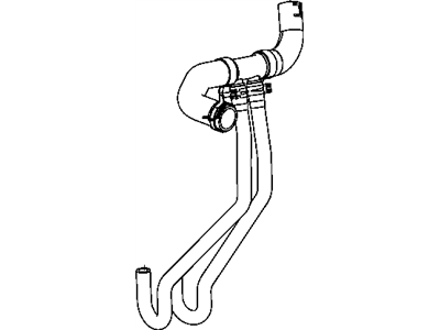 Mopar 4596509AC Hose-Radiator Inlet