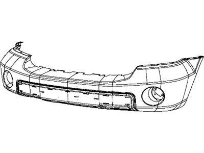 Mopar 1FJ911D7AB Front Bumper Cover Assembly