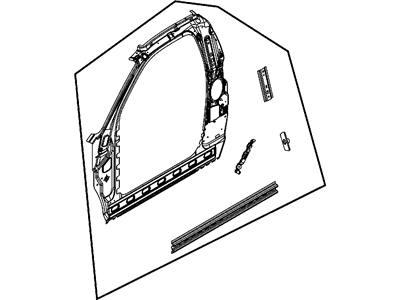 Mopar 55372407AF Panel-Body Side Aperture Inner