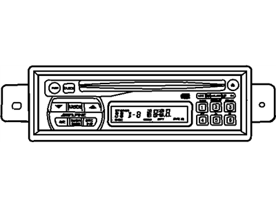 Mopar 56038622AC Radio-AM/FM With Cd And EQUALIZER