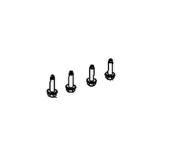 Mopar 6106053AA Bolt-HEXAGON FLANGE Head