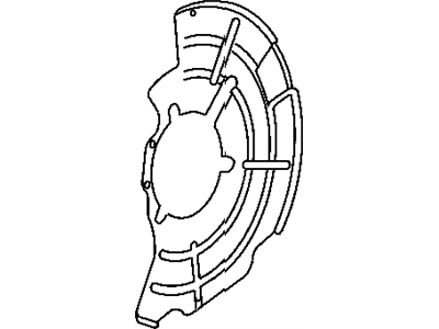 Mopar 5290650AA Shield-Splash