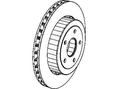 Mopar 5290731AB Rear Brake Rotor