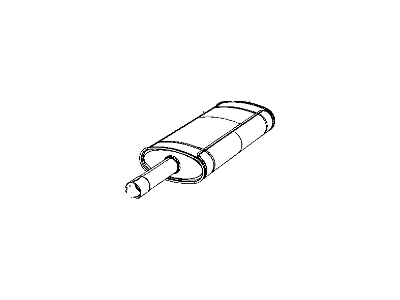 Mopar 52125106AI Exhaust Muffler