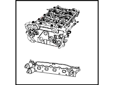 2012 Dodge Avenger Cylinder Head - 68004168AC