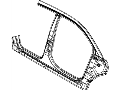 Mopar 68035428AA Body Side Aperture Front