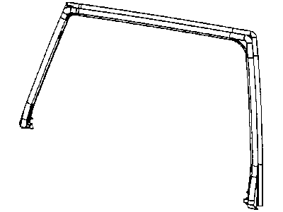 Mopar 55397044AB Seal-Half Door