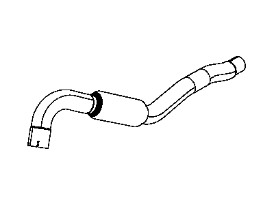 2012 Dodge Journey Exhaust Pipe - 52022307AB