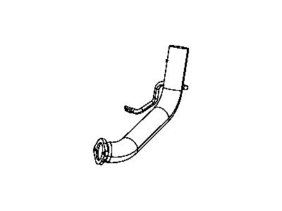 2011 Dodge Journey Exhaust Pipe - 52022308AB