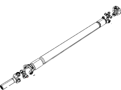 Mopar 52853223AB Rear Drive Shaft