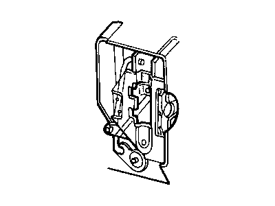 Mopar 55076011 Link-Key Cylinder To Latch