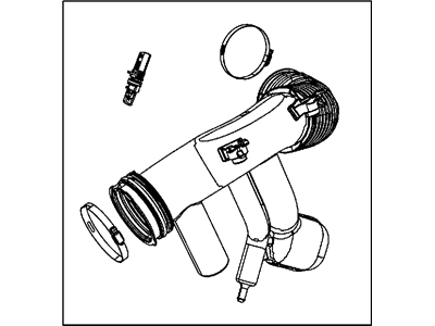 Jeep Wrangler Air Intake Coupling - 4627065AC