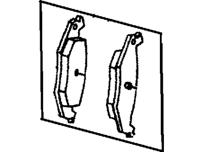 2000 Chrysler Sebring Brake Pad - V2013641AC