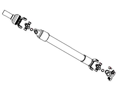 Mopar 52123141AA Rear Drive Shaft