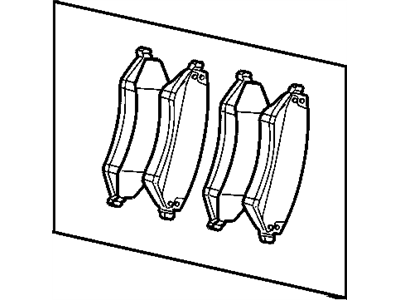 2007 Dodge Grand Caravan Brake Pad - V1013984AC