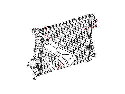 Mopar 55056682AA Engine Cooling Radiator