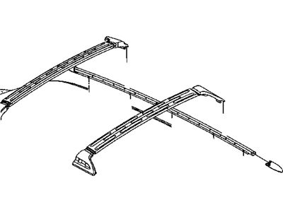 Mopar 5303732AA Cover-Luggage Rack