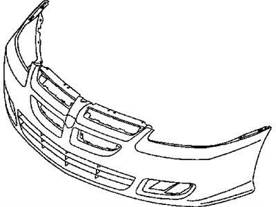 Mopar MR990729 Front Bumper Cover