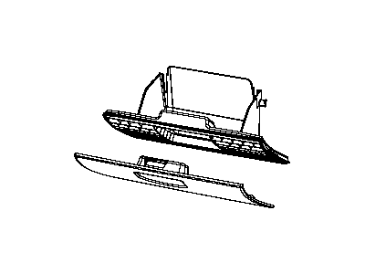 Mopar 1FB99XDVAB Glove Box-Instrument Panel