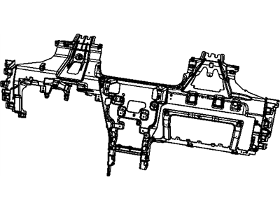 Mopar 5028853AB Reinforce-Instrument Panel