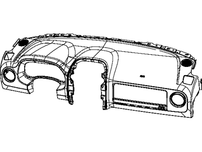 Mopar 1HM451DVAF Cover-Instrument Panel