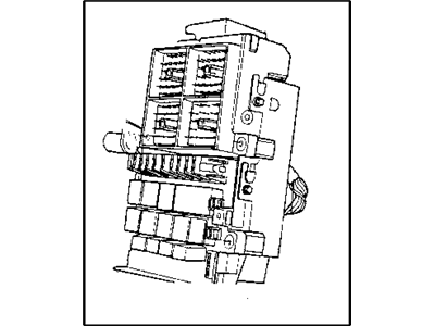 Mopar 4707785AB Electrical Relay Block