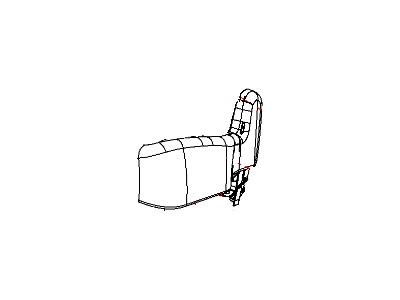 2008 Chrysler Town & Country Seat Cover - 1HY381DSAA