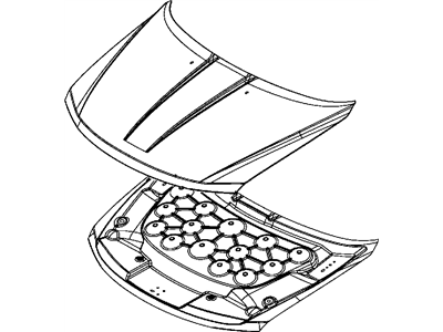 Mopar 5076777AE Hood Panel