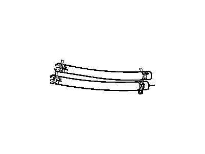 Mopar 5058091AA Hose-Heater Core To Tube