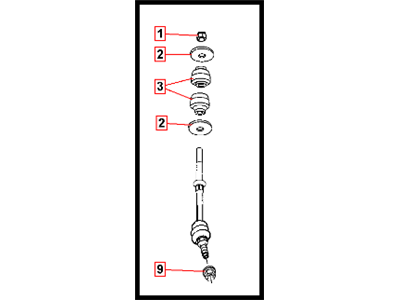 Mopar 5086972AB Link-STABILIZER Bar