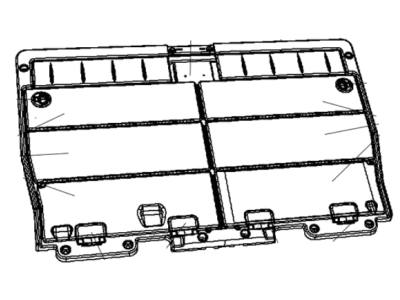 5XQ69DX9AB Mopar Door-Load Floor Illustration 1 of 1