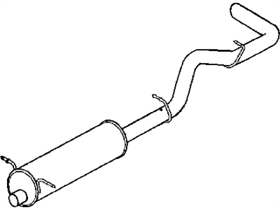 2003 Dodge Dakota Exhaust Pipe - 52013416AA